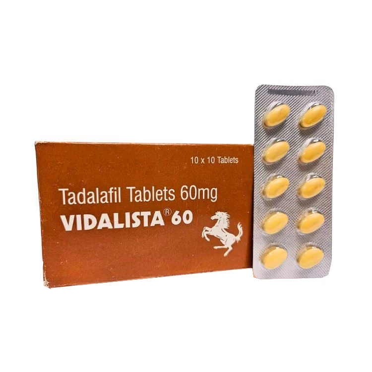 וידליסטה 60 מ"ג (Vidalista) – טבליות טאדאלאפיל לאי עמידות